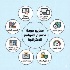 معايير جودة تصميم مواقع في القاهرة